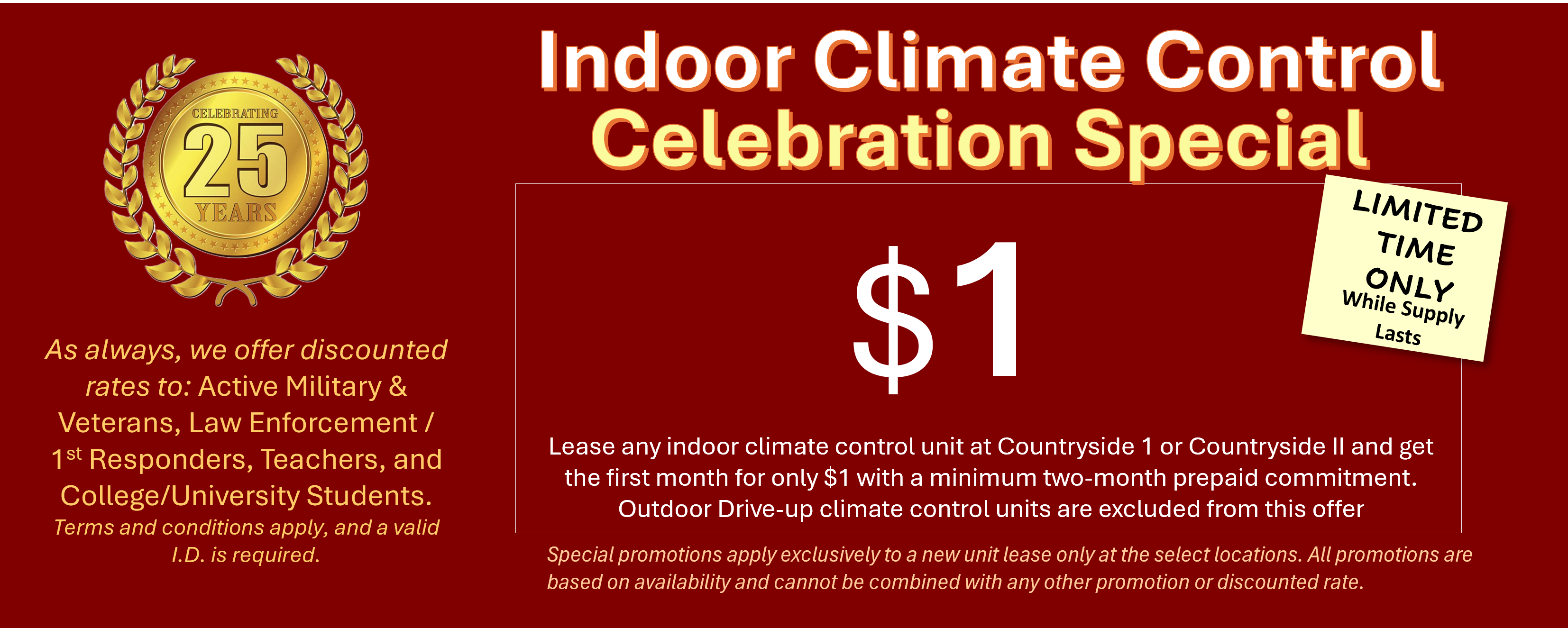 $1 Climate banner